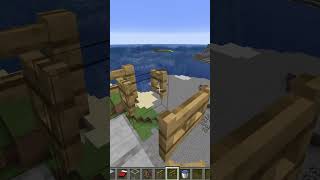 ⚙️ KLEINE EISENFARM BAUEN minecraft minecraftshorts minecrafttutorial [upl. by Eirellam]