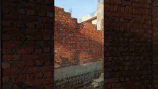 Front elevation work construction brickwork civilsite home civilconstruction buildingmaterial [upl. by Herv668]