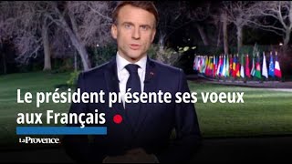 Emmanuel Macron a présenté ses voeux aux Français [upl. by Korry]