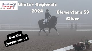 British Dressage Winter Regionals 2024 [upl. by Neelear229]