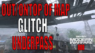 NEW MW3 GLITCHES SOLO OUTONTOP OF MAP ON UNDERPASS [upl. by Llerrud]