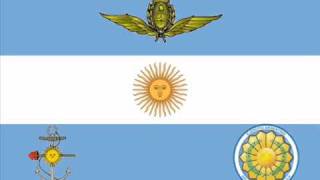 Marcha Militar Argentina  quotLa Canción del Ejército Argentinoquot [upl. by Cynde]