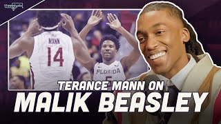 Terance Mann on his relationship with Malik Beasley of the Milwaukee Bucks [upl. by Rebma]