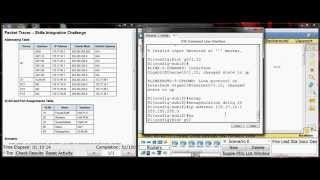 Packet Tracer Skills Integration Challenge 5412 Part 3 [upl. by Ibur]