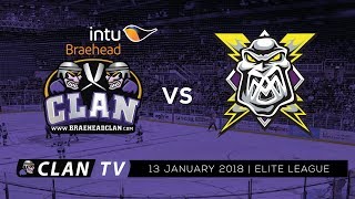 Braehead Clan vs Manchester Storm 13118 [upl. by Siul]