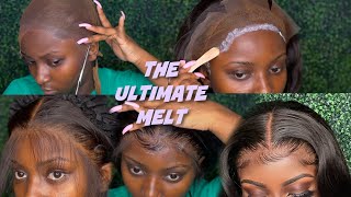 The ULTIMATE MELT From START TO FINISH  Frontal Wig Install For BEGINNERS  Step By Step [upl. by Idyak178]