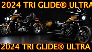 2024 HarleyDavidson TRI GLIDE® ULTRA  FIRST LOOK [upl. by Eupheemia]