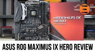 ASUS ROG Maximus IX Hero Z270 Review  The Ultimate MidRange Z270 Motherboard [upl. by Critchfield339]