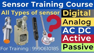 What is Sensor  Types Of Sensor in Hindi  Use of Sensor in Machine and industry  Sensor fault [upl. by Chap]