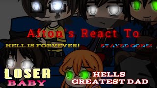 Aftons React To Hazbin Hotel Songs  TW Swears  Read Description [upl. by Eveivaneg]