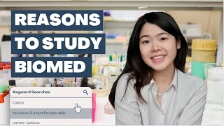 Why you SHOULD study biomedical science  topics amp skills you will learn  career options [upl. by Tamarra489]