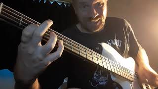 Hawkwind Silver Machine Bass Cover in Motorheads Lemmys style [upl. by Any]