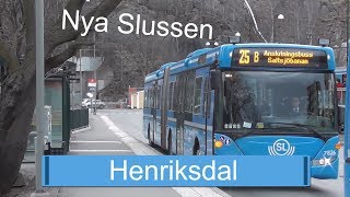 Nya Slussen  Saltsjöbanan i Henriksdal [upl. by Atener634]