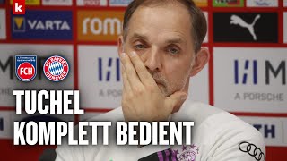 Nächste BayernPleite Tuchel völlig ratlos quotKann es mir nicht erklärenquot  Heidenheim  Bayern [upl. by Ivers961]