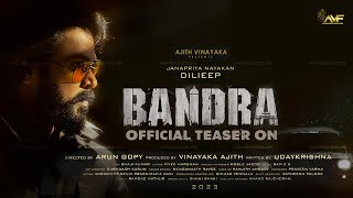 Bandra Official Teaser Glimpse To Drop on Eid 2023  Dileep  Tamannaah Arun Gopy  Release Update [upl. by Levitus]