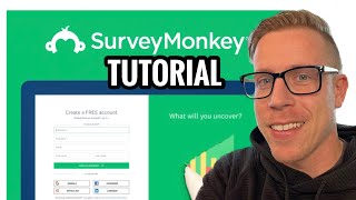 SurveyMonkey Tutorial  How to Create Online Surveys EASY [upl. by Nnylassej]