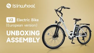 Unboxing  isinwheel U2 City Commuter EBike European version） [upl. by Wolram]