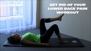 Strained Back or Pain in Lower Back  Pilates Exercises [upl. by Poler]