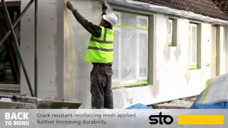 Sto External Wall Insulation Case Study Bedford Farm [upl. by Bove662]