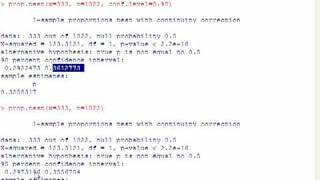 Confidence intervals on proportions in R [upl. by Eustacia]