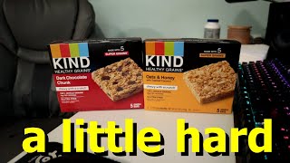 Kind Chewy Crunch Oat Bars Review [upl. by Daiz]