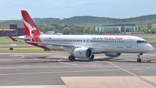 Review of the brand new QantasLink Airbus A220  economy class [upl. by Welcome944]