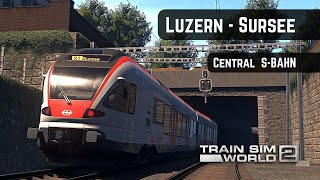 Train Sim World 2 SBahn Luzern to Sursee  First Look ENG [upl. by Frydman]