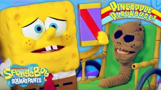 SpongeBob and Patrick Sell Chocolate IRL 🍫  Pineapple Playhouse [upl. by Atiekan355]