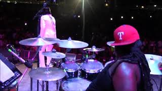 Reggae Drummer Dyrol Chops Randall Live with Glen Washington [upl. by Burley]