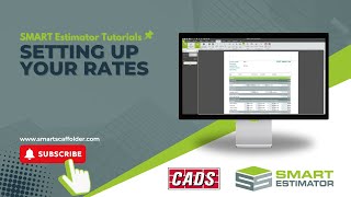 How to Set up pricing rates in SMART Estimator [upl. by Muhcan]