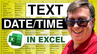 Excel  Converting Text Date amp Time to Date amp Time in Excel  Microsoft Excel Tutorial  Episode 753 [upl. by Ydal]