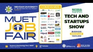 MUET Job Fair 2024  Business Showcase Pavilion  Part 3 [upl. by Attiuqahs]