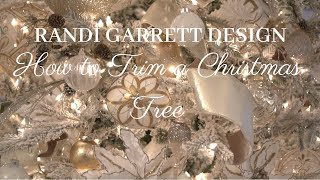 Randi Garrett Design How to Trim a Christmas Tree in Style [upl. by Nylg536]