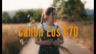 My first cinema camera Canon Eos C70  First Test footage [upl. by Ellerred]