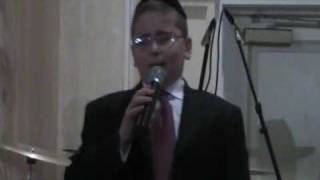 Dovid Dachs Sings Hamalach Hagoel with Shira Choir at a Chupa With Shloime Dachs Orchestrawmv [upl. by Sitruk]