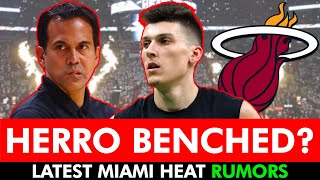 Erik Spoelstra BENCHING Tyler Herro Miami Heat Rumors [upl. by Lilah]