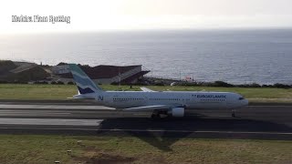 Aeroporto da Madeira Aterragens e descolagens Boeing 767 [upl. by O'Grady335]