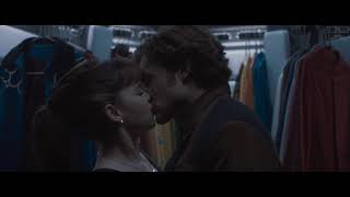 Solo A Star Wars Story  Kiss Scene  Emilia Clarke and Alden Ehrenreich [upl. by Edlitam579]