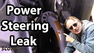 How to Find Power Steering Leak in Your Car Hose Replacement [upl. by Eelinej837]