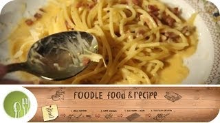 Perfekte Spaghetti Carbonara von Profikoch Fabio I Foodle  Food amp Recipe [upl. by Cavan]