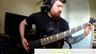 Straws Pulled at Random Bass Cover with onscreen tabs [upl. by Gilliam]