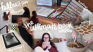 ULTIMATE BOOK VIDEO fall edition🧡🍂📚fall decorating reading journal updates  reading vlog [upl. by Otter]