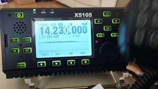 A demonstration of the X5105 sending PSK31 [upl. by Raimondo]