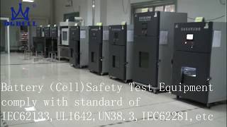 Battery Cell Safety Test Equipment comply with Standard IEC62133 UL16442 UN383 [upl. by Nazus]