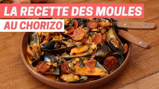 Testez la recette de ces moules MOULES AU CHORIZO [upl. by Gordon]