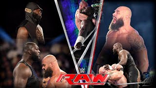 Omos Vs Braun Strowman  RAW  wwe wweraw wwe2k24 wwe2k23 2024 [upl. by Higley]