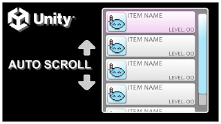 Unity ScrollView Auto Scroll [upl. by Hnim]