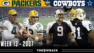 Crucial Clash for 1st Place in NFC Packers vs Cowboys 2007 Week 13 [upl. by Odragde]