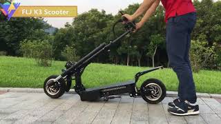 FLJ K3 electric scooter 3200W fat tire fast charge [upl. by Niasuh]