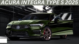 Acura integra Type S 2025 ReviewInteriorExteriorFirst LookFeaturesPriceAbd Cars Review 2024 [upl. by Nahtiek958]